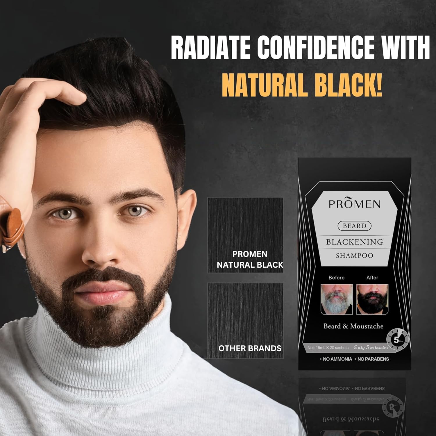 Beard Blackening Shampoo